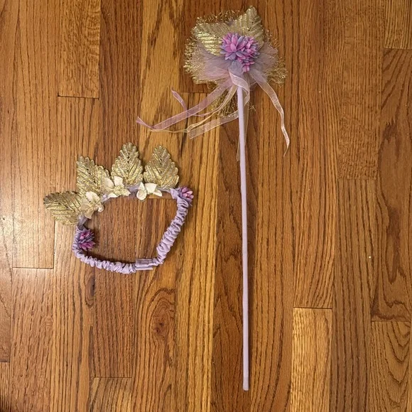 Pottery Barn Kids Lavender Fairy Costume 4-6 - Picture 4 of 5